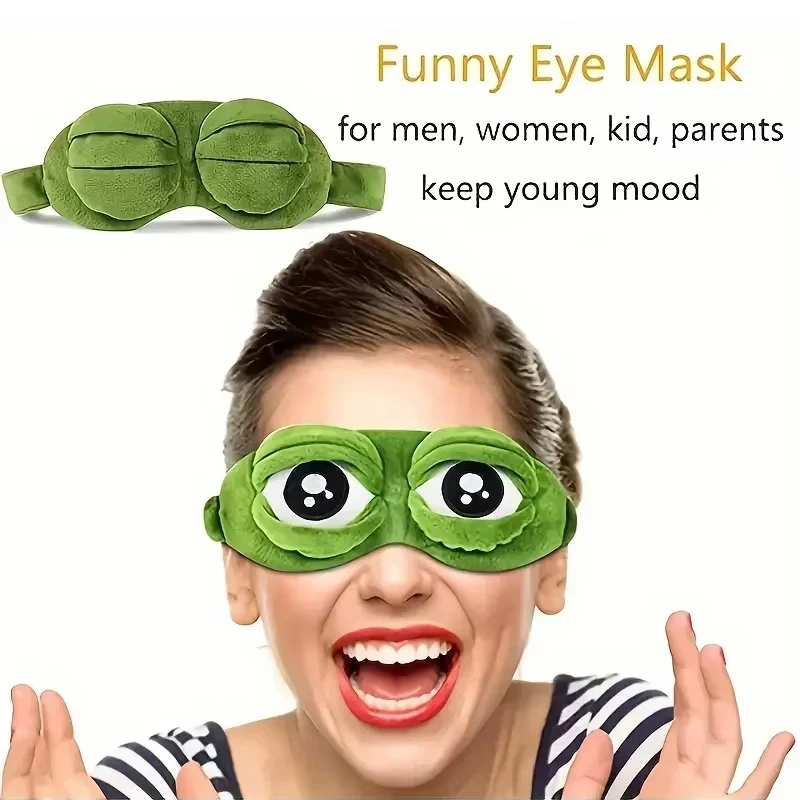 Frog Shaped Eye Mask Party Gam - Travel Accessories Us ulasan dan harga