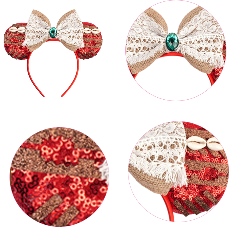 Cute Moana Ears Headbands For  - Travel Accessories Disney ulasan dan harga