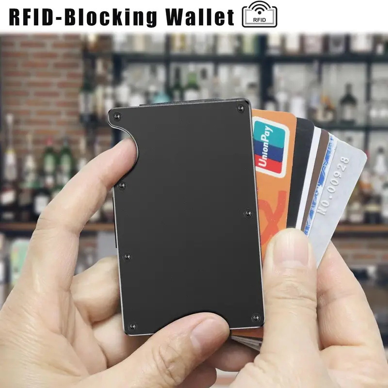 New Slim Fashion RFID Protecti - Travel Wallet Slim ulasan dan harga